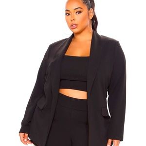 Fashion Nova - Sasha Open Front Blazer